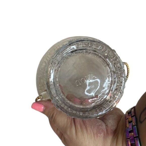 Vintage Avon Crystal Basket With Gold-Tone Handle - Picture 5 of 7